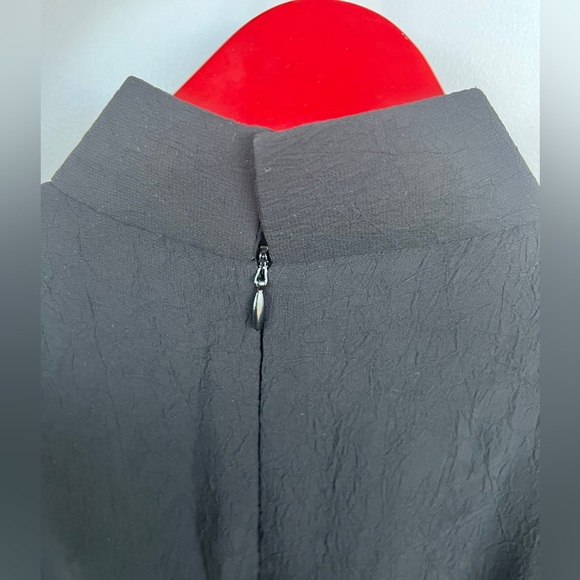 Asian-style pure silk sleeveless long top - Picture 6 of 8